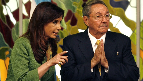 Banderas cubana y argentina Banderas cubana y argentina