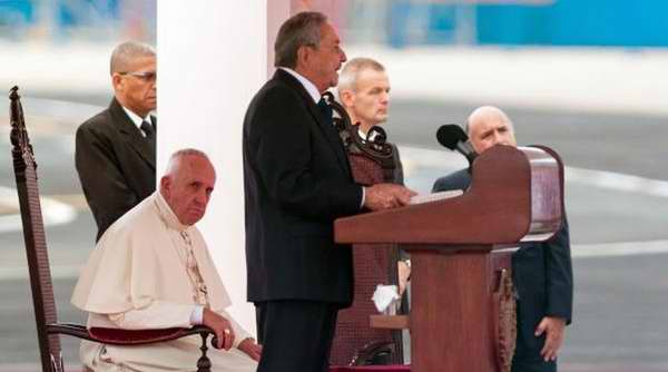 Discurso de bienvenida del presidente cubano Raúl Castro al Papa Francisco Discurso de bienvenida del presidente cubano Raúl Castro al Papa Francisco