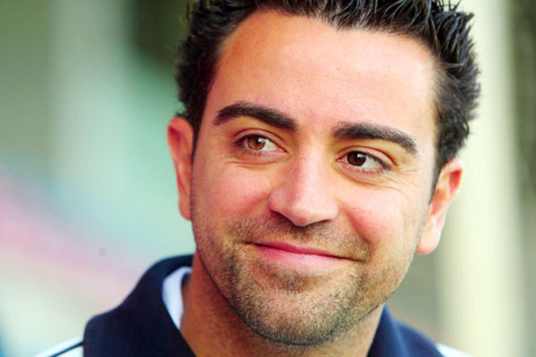 Futbolista Xavi Hernández. El color de tu mirada