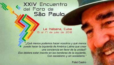 Foro De Sao Paulo En La Habana Dedica Jornada Al Pensamiento De Fidel De Cuba Y El Mundo