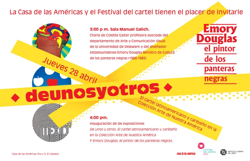 Exposición de Emory Douglas en la Casa de las Américas Exposición de Emory Douglas en la Casa de las Américas
