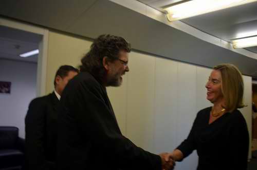 Jefa de la diplomacia europea recibe a Ministro de Cultura de Cuba Jefa de la diplomacia europea recibe a Ministro de Cultura de Cuba