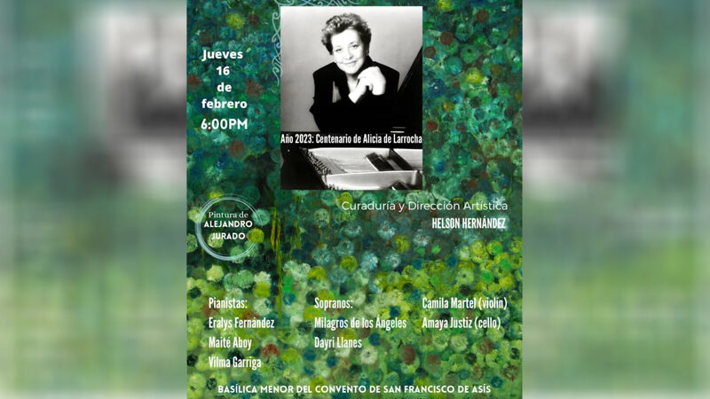 Cuba on the Centenary of the Spanish Pianist Alicia de Larrocha