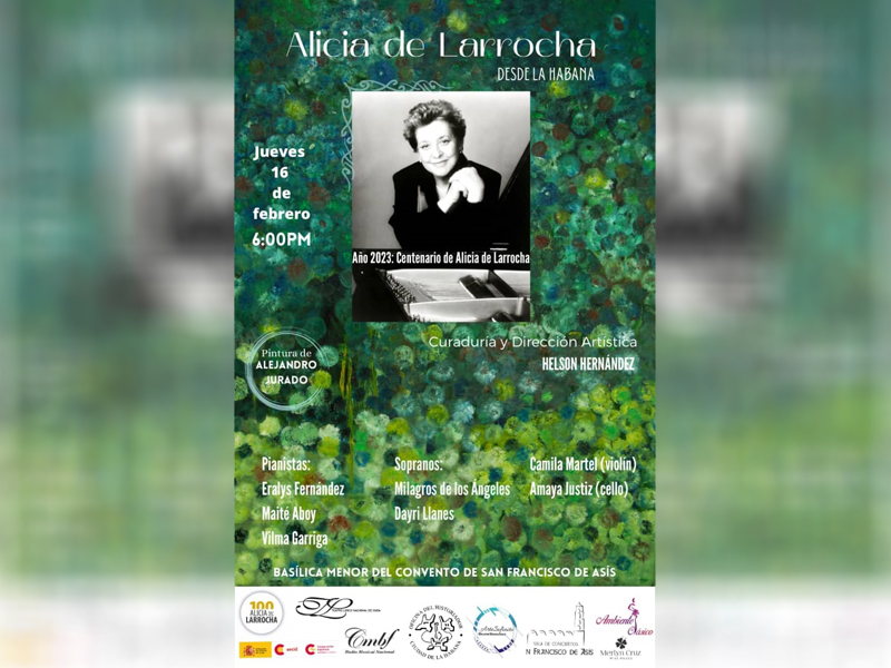 Cuba on the Centenary of the Spanish Pianist Alicia de Larrocha