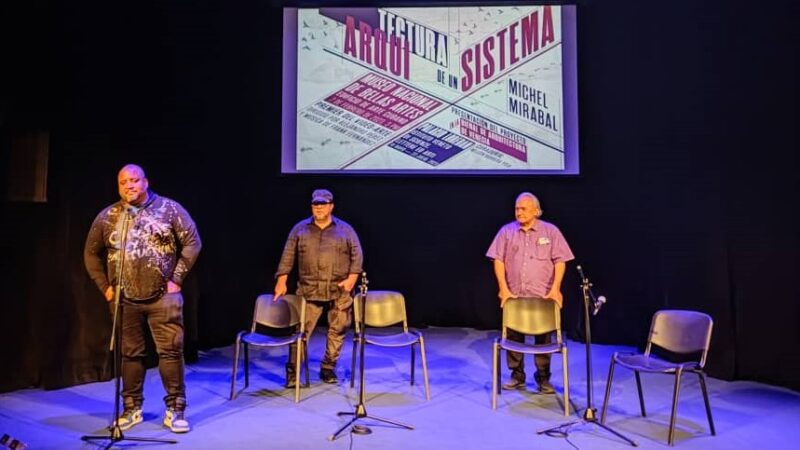 Michel Mirabal, Alejandro Pérez and Frank Fernández in Éxodo: Causas y Consecuencias