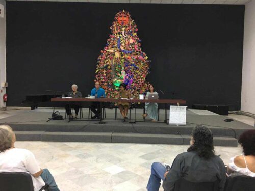 Tribute to Haydée Santamaría at a women’s colloquium in Cuba