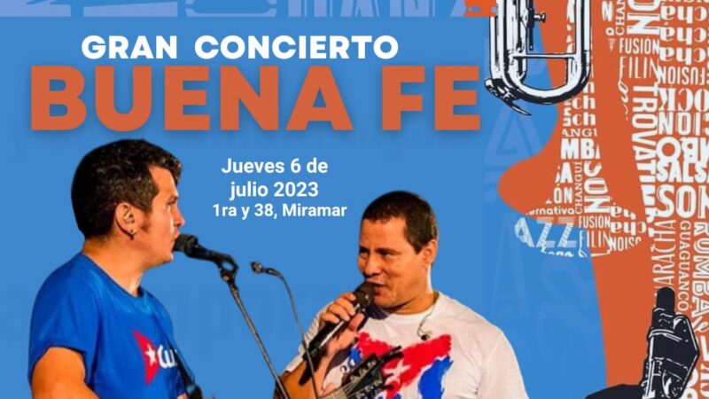 Great concert by Buena Fe to inaugurate La Isla de la Música