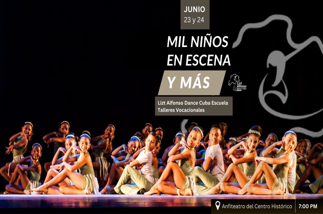 A thousand children on stage and more! with Lizt Alfonso Dance Cuba School