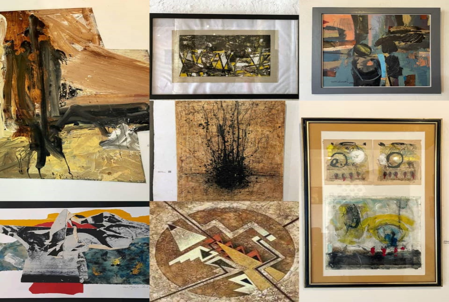 Prizes awarded at the II Díaz Peláez Abstract Art Hall