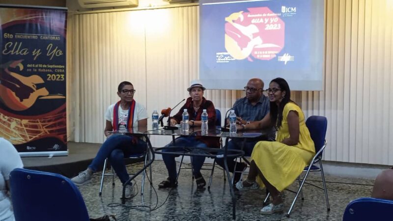 New generations at the 6th Meeting of Cantoras Ella y yo