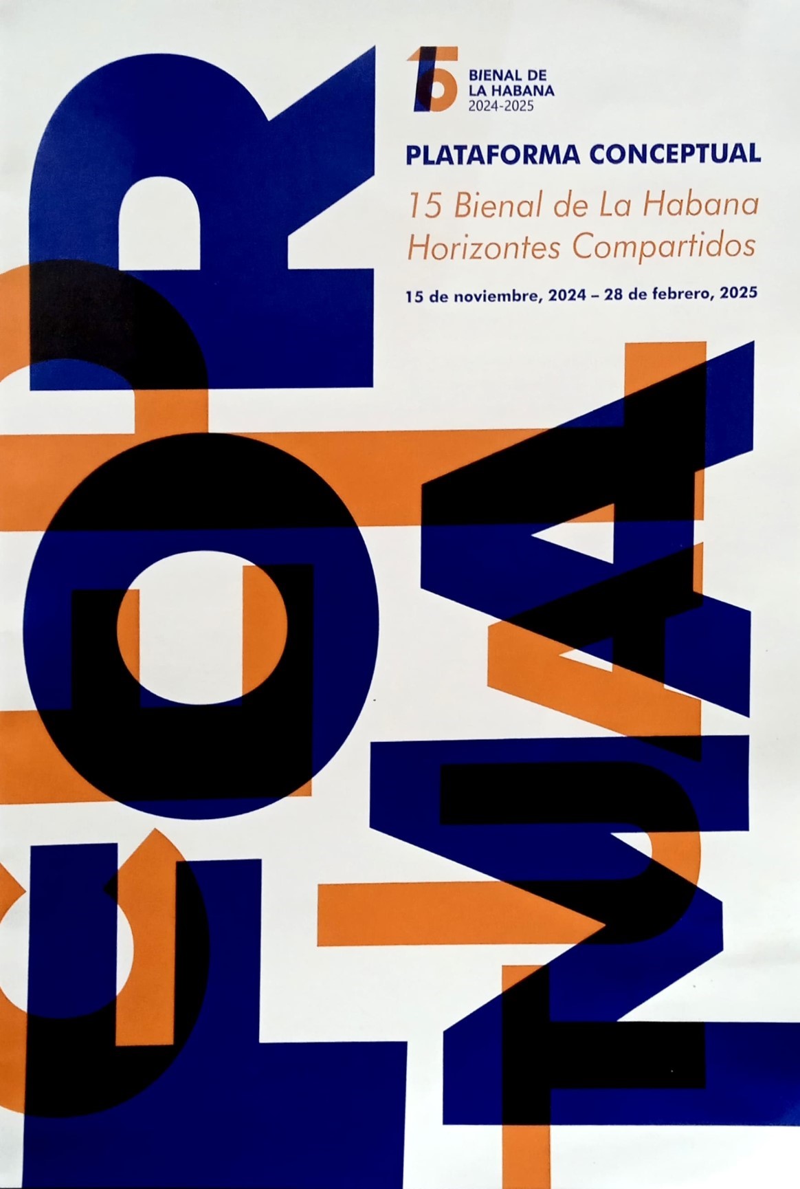Conceptual platform of the 15th Havana Biennial on display