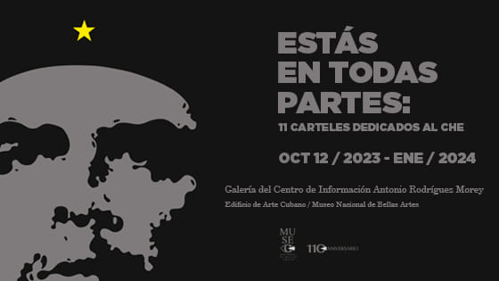Poster exhibition at Bellas Artes in honour of Che Guevara