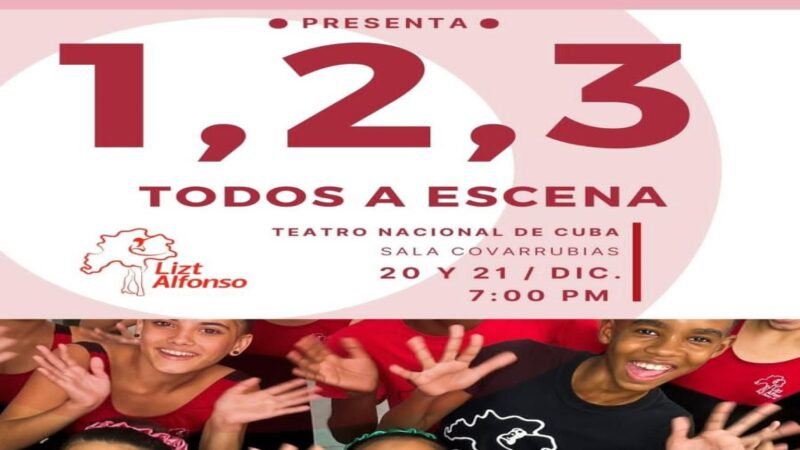 Lizt Alfonso Dance Cuba presents the show: ¡1, 2, 3… todos a escena!