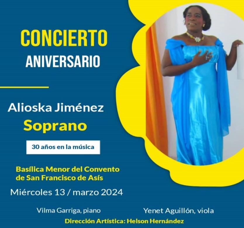 Alioska Jiménez, 30 Years of Artistic Career