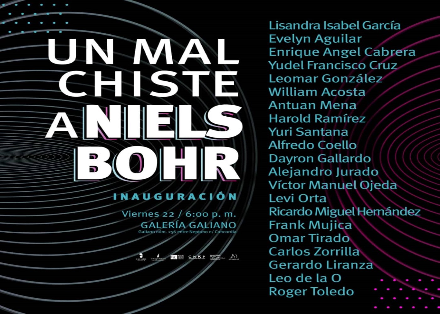 At the Galiano Gallery: Un mal chiste a Niels