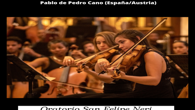 Concert by the Lyceum Orchestra of Havana under the direction of Maestro Pablo de Pedro Cano