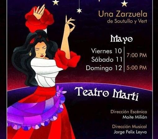 Centennial of the Zarzuela La leyenda del beso at the Martí Theater