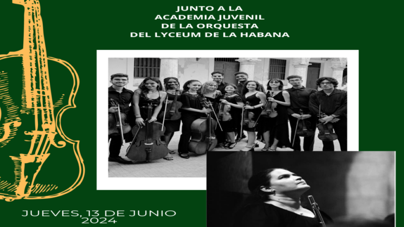 Concert by the Youth Academy of the Lyceum Orchestra of Havana
