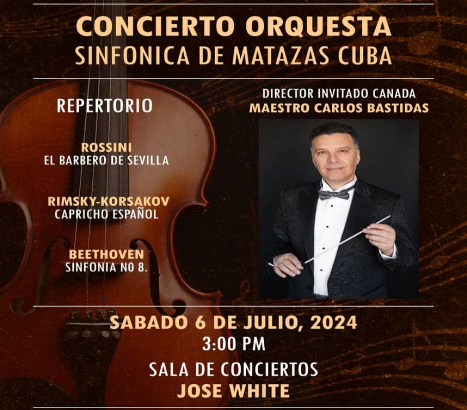 Matanzas Symphony Orchestra Welcomes Maestro Juan Carlos Bastidas