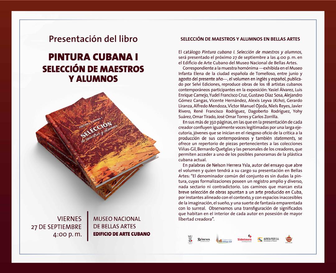 Catalog Cuban Painting I. Selection of Masters and Students Presented at Fine Arts