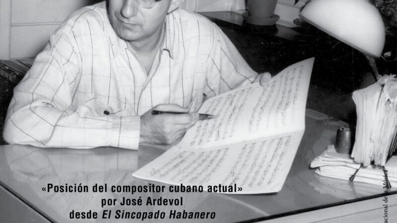 José Ardévol and the Promotion of Music in Cuba