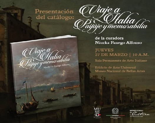 Catalogue Viaje a Italia. Paisaje y memorabilia to Be Presented