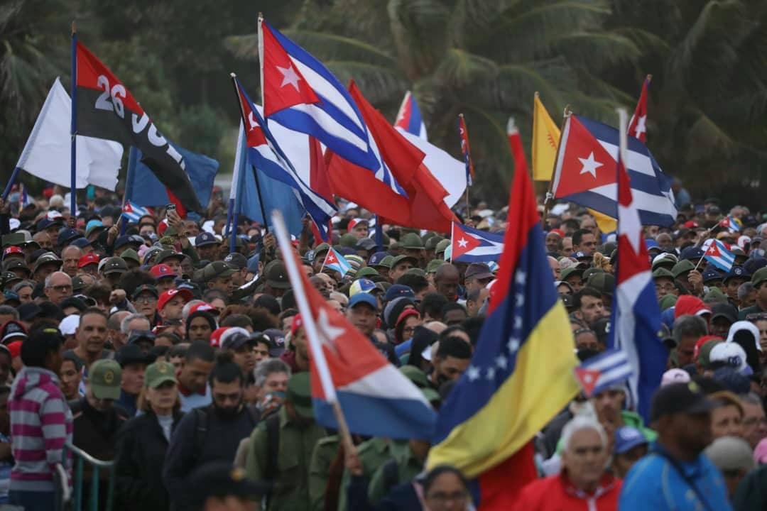 Thousands of Cubans pay tribute to fallen combatants in Venezuela