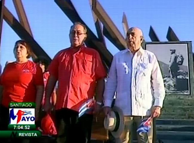 Preside Machado Ventura celebración del Primero de Mayo en Santiago de Cuba
