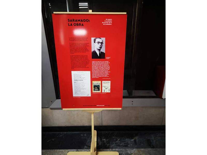 Abierta en la Biblioteca Nacional exposición de carteles sobre José Saramago