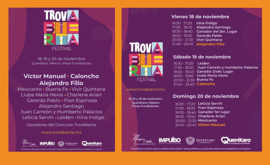 Gran fiesta del TrovAbierta 2022 con Buena Fe y Liuba María Hevia
