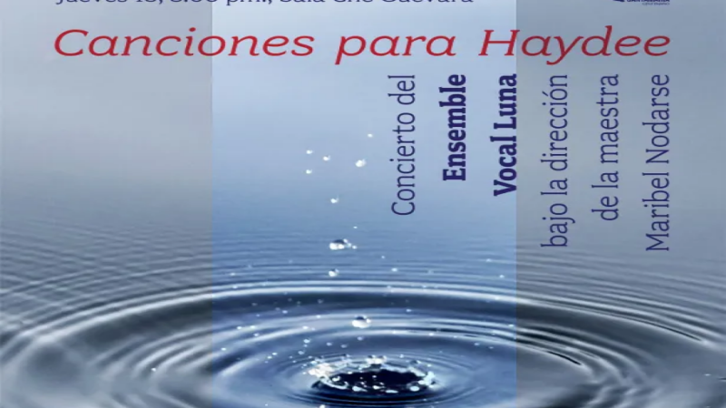 Canciones para Haydée de Vocal Luna en Casa de las Américas