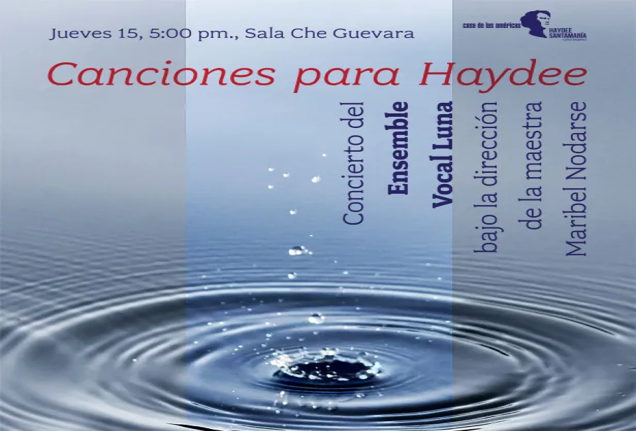 Canciones para Haydée de Vocal Luna en Casa de las Américas