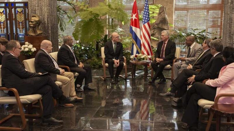 Recibió Díaz-Canel a congresistas estadounidenses de visita en Cuba