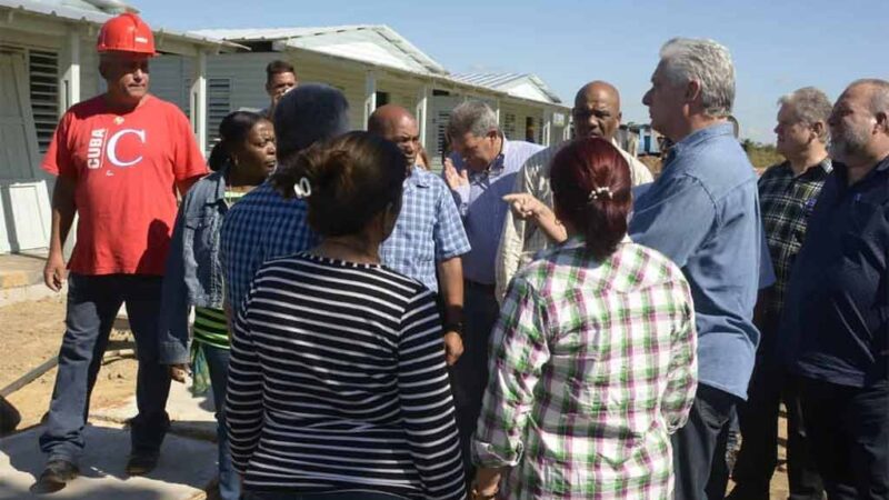 Presidente cubano recorre la occidental provincia de Pinar del Río
