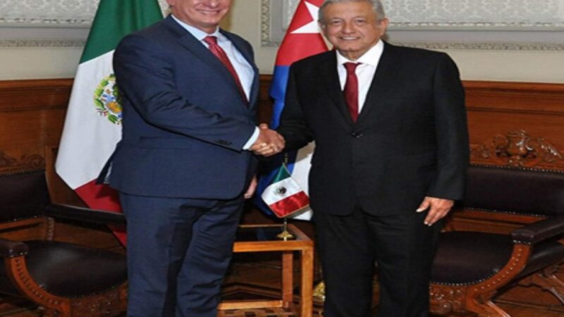 Miguel Díaz-Canel y López Obrador dialogaron sobre relaciones bilaterales