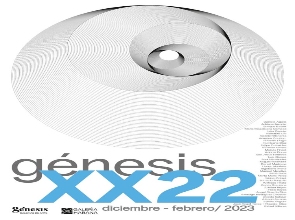 Génesis XX22, exposición colectiva en Galería Habana