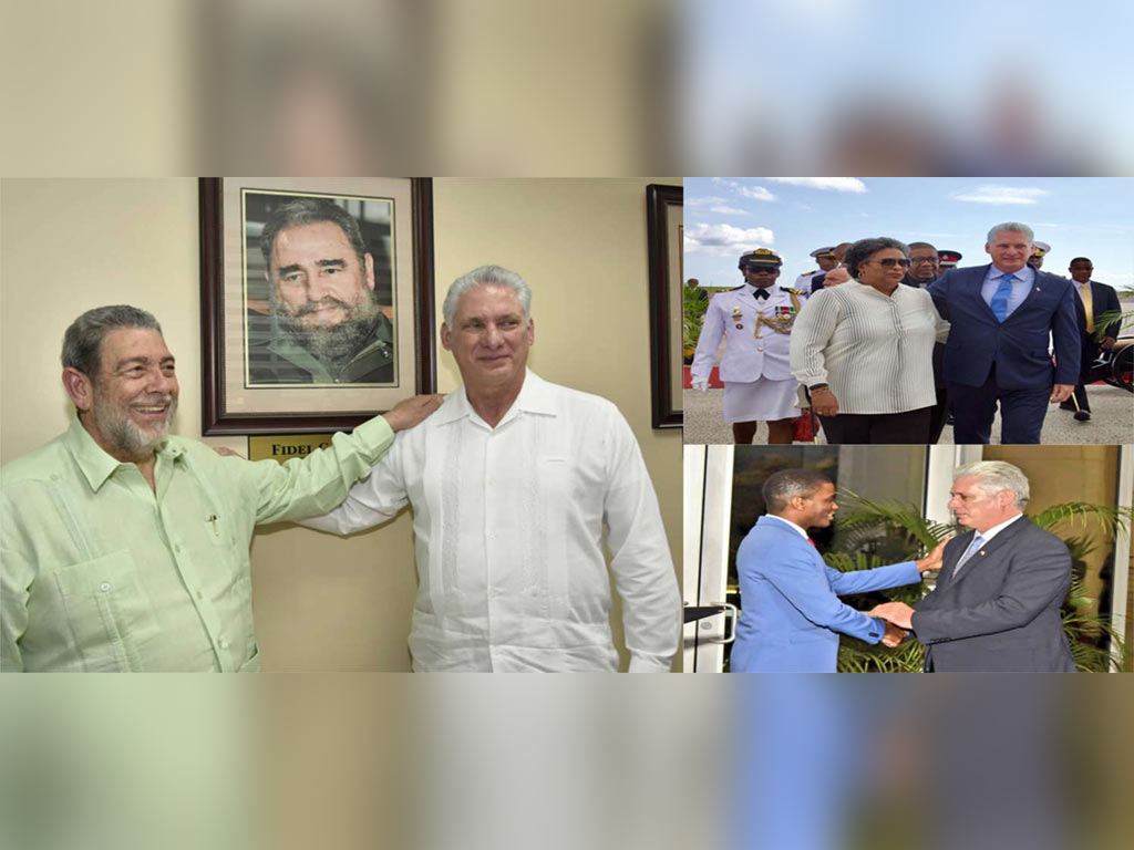 Presidente de Cuba concluyó periplo por países caribeños
