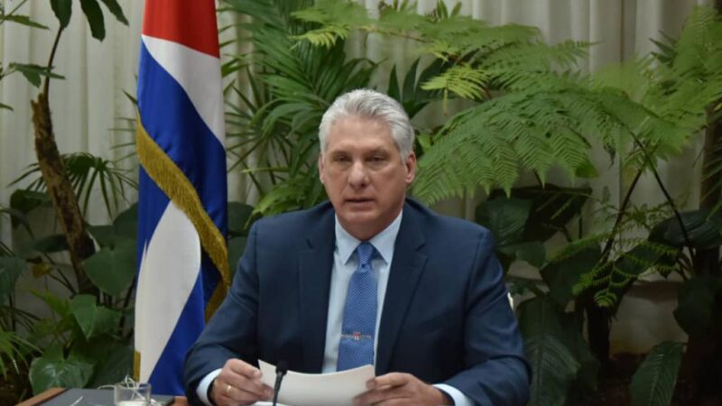 Presidente cubano participará en cumbre de UEE por videoconferencia