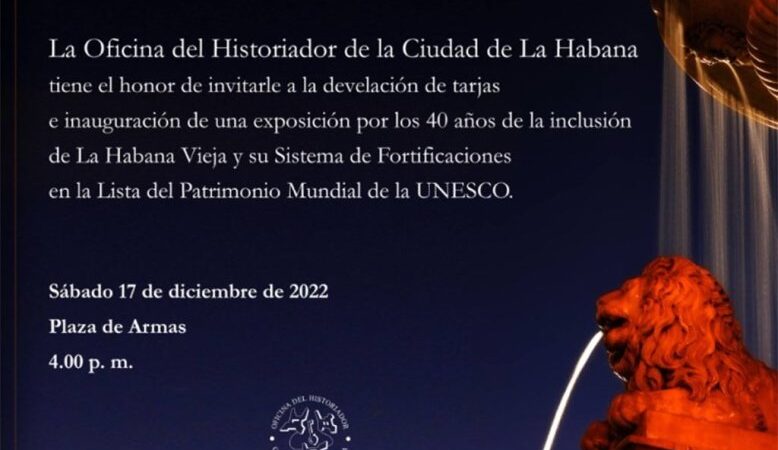 Amplio programa por los 40 años de La Habana Vieja como patrimonio cultural