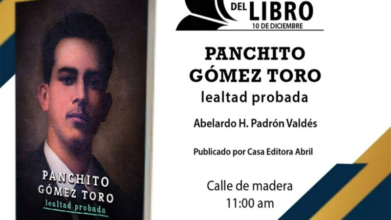 Presentan libro sobre joven cubano Panchito Gómez Toro