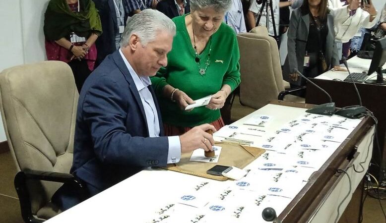 Cancelan sellos postales en homenaje al Héroe Nacional de Cuba