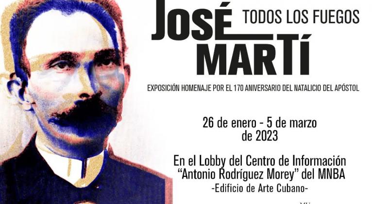Acoge Museo Nacional de Bellas Artes exposición colectiva como homenaje a Martí