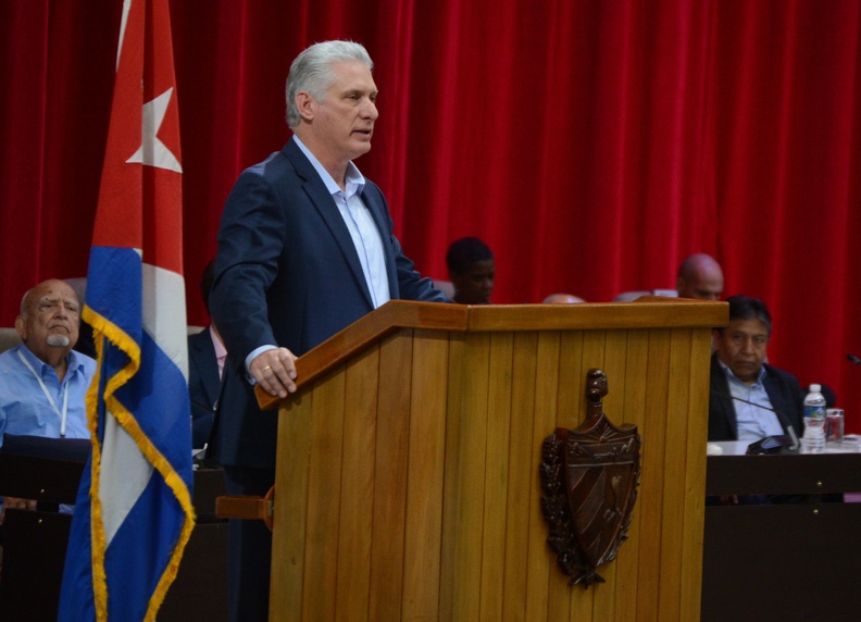 Clausura Díaz-Canel V Conferencia Internacional Por el Equilibrio del Mundo