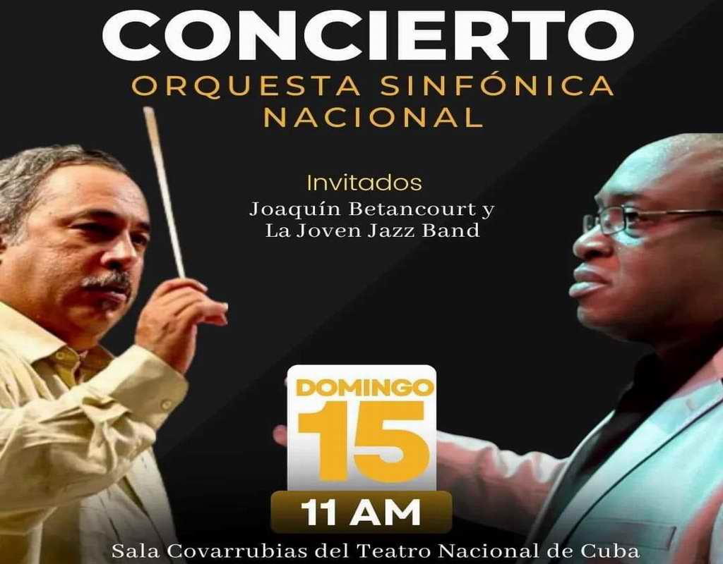 Sinfónica de Cuba se presenta junto a la Joven Jazz Band