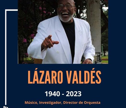 Fallece destacado músico cubano Lázaro Valdés