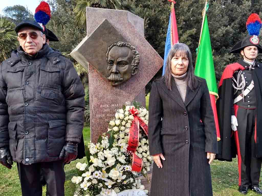 Homenaje a Martí en Italia. Foto: Oscar Julio Redondo Toledo/Prensa Latina