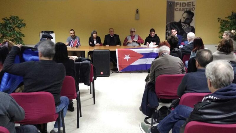 Reafirman italianos apoyo a Cuba en encuentro con Antonio Guerrero