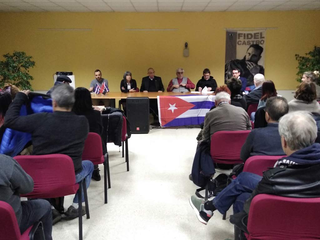 Reafirman italianos apoyo a Cuba en encuentro con Antonio Guerrero