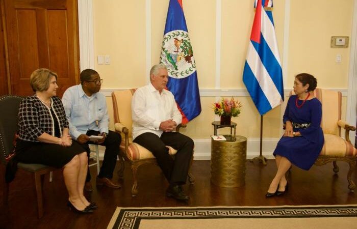 Díaz-Canel: Es un sano orgullo y un compromiso estar en Belice