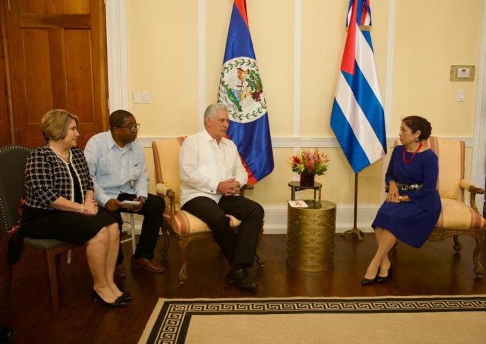 Díaz-Canel: Es un sano orgullo y un compromiso estar en Belice